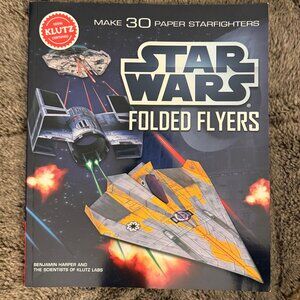 Harper/Klutz Labs Star Wars Folded Flyers Starfighter Paper Airplane Book